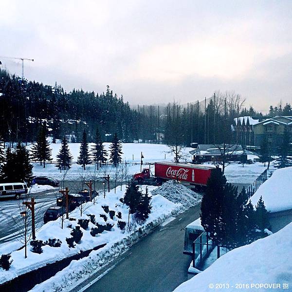 2016@The Listel Hotel Whistler_View_coca cola truck-1/14