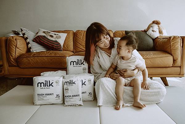 寶寶舒適每一天Milk鎖水芯牛奶尿布,給寶貝最貼心的呵護