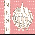 stock-vector-cute-vintage-menu-background-57848347