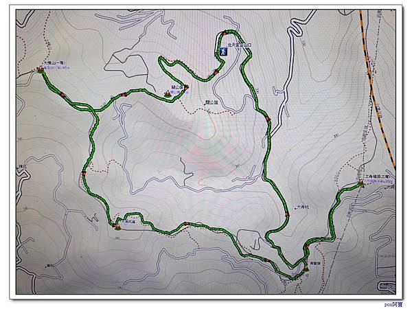 龜山 關公嶺 大棟山 大青坑崙 青龍嶺 三角埔頂山