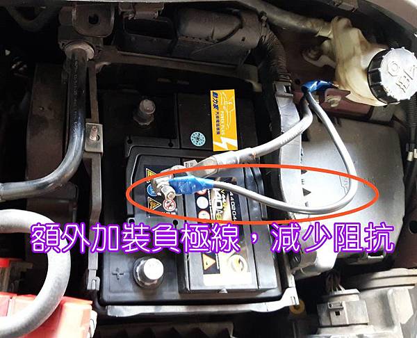 額外加裝負極線-FORD Fiesta
