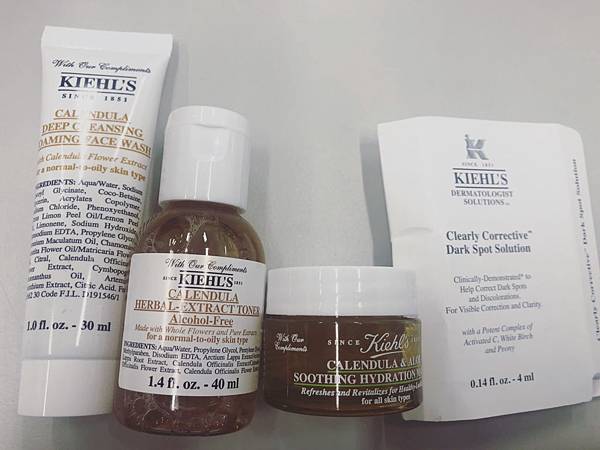 ［美妝保養］美麗體驗 KIEHL’S金盞花4件組體驗Ｂｙ饅頭