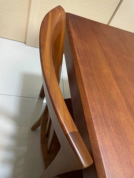 『Mahogany瑪荷尼家具』誠品5尺餐桌＋貝克餐椅－原木家