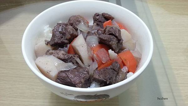 20150517晚餐紅酒燉牛肉