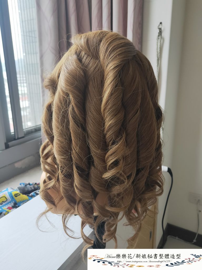 Hana樂樂花新娘秘書整體造型-初階髮型課程上什麼?