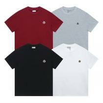 モンクレール Tシャツ ワンポイントワッペン シンプルデザイ