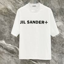 ジルサンダー Tシャツ 大きなロゴ オーバーサイズ リラック