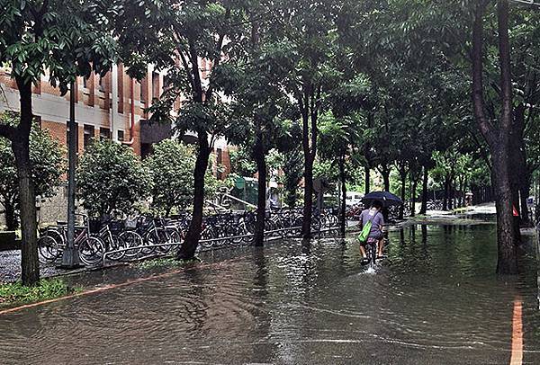 下大雨就積水