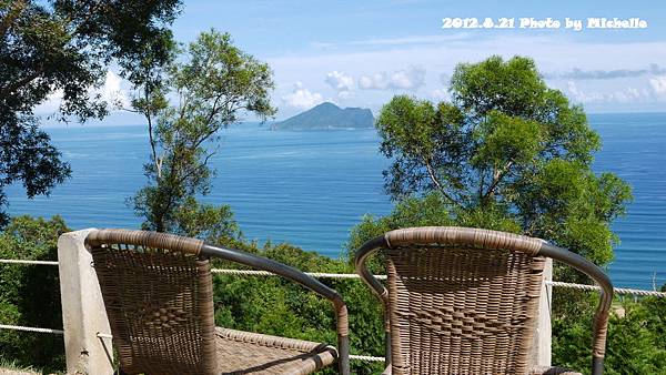 金車咖啡館俯瞰龜山島