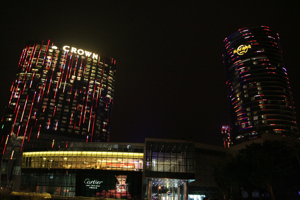 皇冠 & 新濠酒店夜景