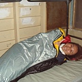 露營的漏網照片, 第一次睡睡袋
