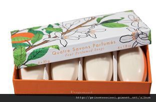 savon galet coffret 4 fleur d oranger