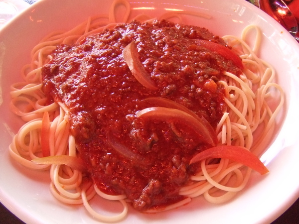 吃完之後的義大利麵~我的媽!我ㄧ個要撐死