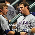 Josh Hamilton and Smoak in dugout.jpg