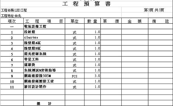 LED 景觀系統規劃/全彩LED景觀燈具應用/全彩控制系統整