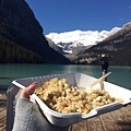 home made fried rice for lunch at lake lousie