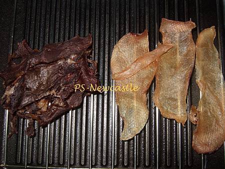 Oven-dried chicken, beef & Chinese radish