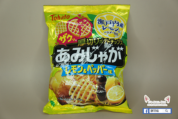 【零食】期間限定 東鳩厚切網格洋芋餅 檸檬胡椒味