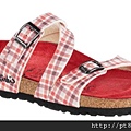 birkis Salina Check Red Beige