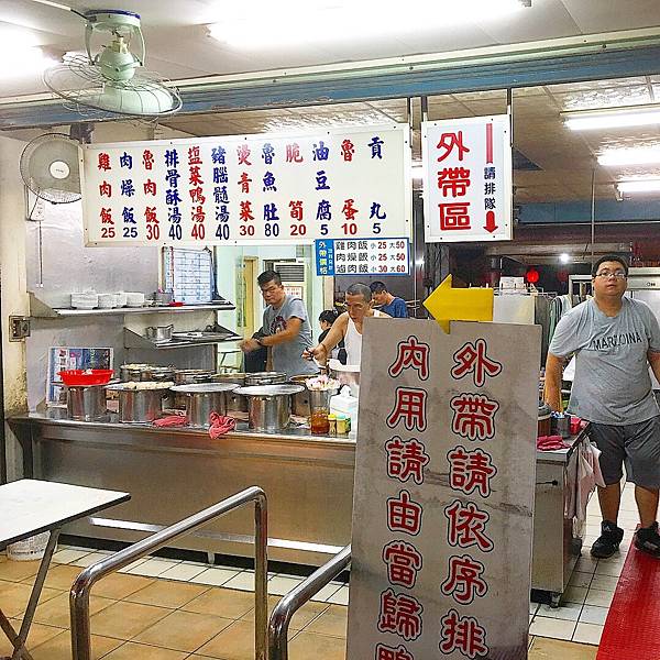 高雄市鳳山區中華街夜市林天生魯肉飯～坐捷運來去鳳山站2號出口