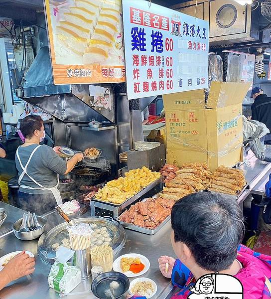 基隆市仁愛區仁三路古早味雞捲大王~吃美食最怕吃到這種....