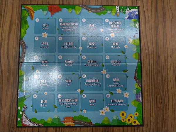 台灣走透透 On the Go 繁體中文版 開箱及規則介紹 台灣走透透 On the Go 繁體中文版 開箱及規則介紹