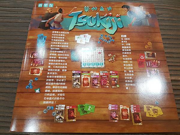 築地魚市 TSUKIJI 繁體中文版 開箱及規則介紹 by 築地魚市 TSUKIJI 繁體中文版 開箱及規則介紹 by