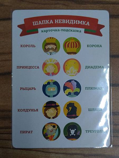 隱形帽 俄羅斯兒童桌遊 附中文說明書 開箱及規則介紹 by 隱形帽 俄羅斯兒童桌遊 附中文說明書 開箱及規則介紹 by