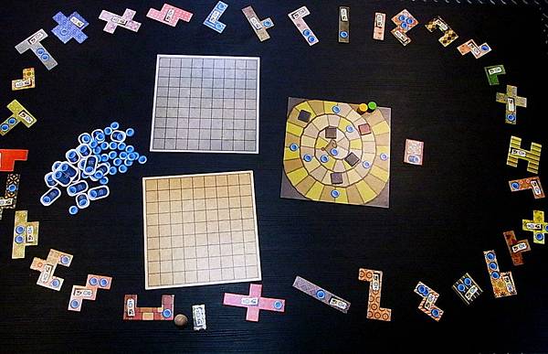 拼布藝術 Patchwork 繁體中文版 開箱及規則介紹 b 拼布藝術 Patchwork 繁體中文版 開箱及規則介紹 b