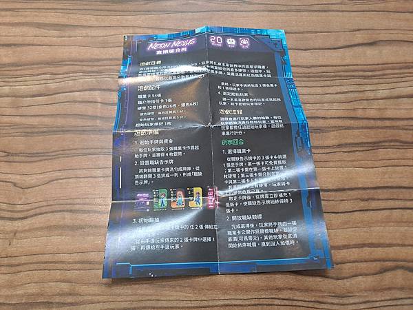 賽博職介所 Neon Nexus 繁體中文版 開箱及規則介紹 賽博職介所 Neon Nexus 繁體中文版 開箱及規則介紹