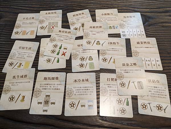 跑馬圈地 Circle the Wagons 錢包系列桌遊 