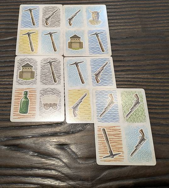 跑馬圈地 Circle the Wagons 錢包系列桌遊 