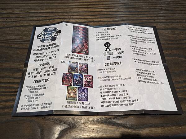 七宗罪 Seven Vice 繁體中文版 開箱及規則介紹 b