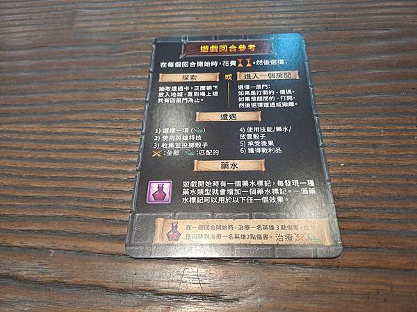 迷你地下城 One Deck Dungeon 繁體中文版 開