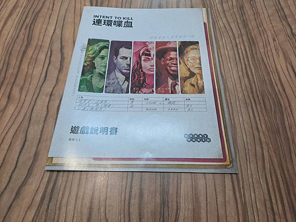 連環喋血 intent to kill 繁體中文版 開箱及規 連環喋血 intent to kill 繁體中文版 開箱及規