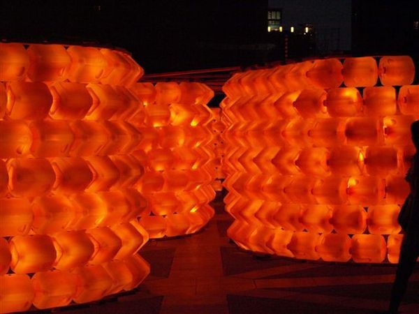 台中美術館夜景...燈海迷宮