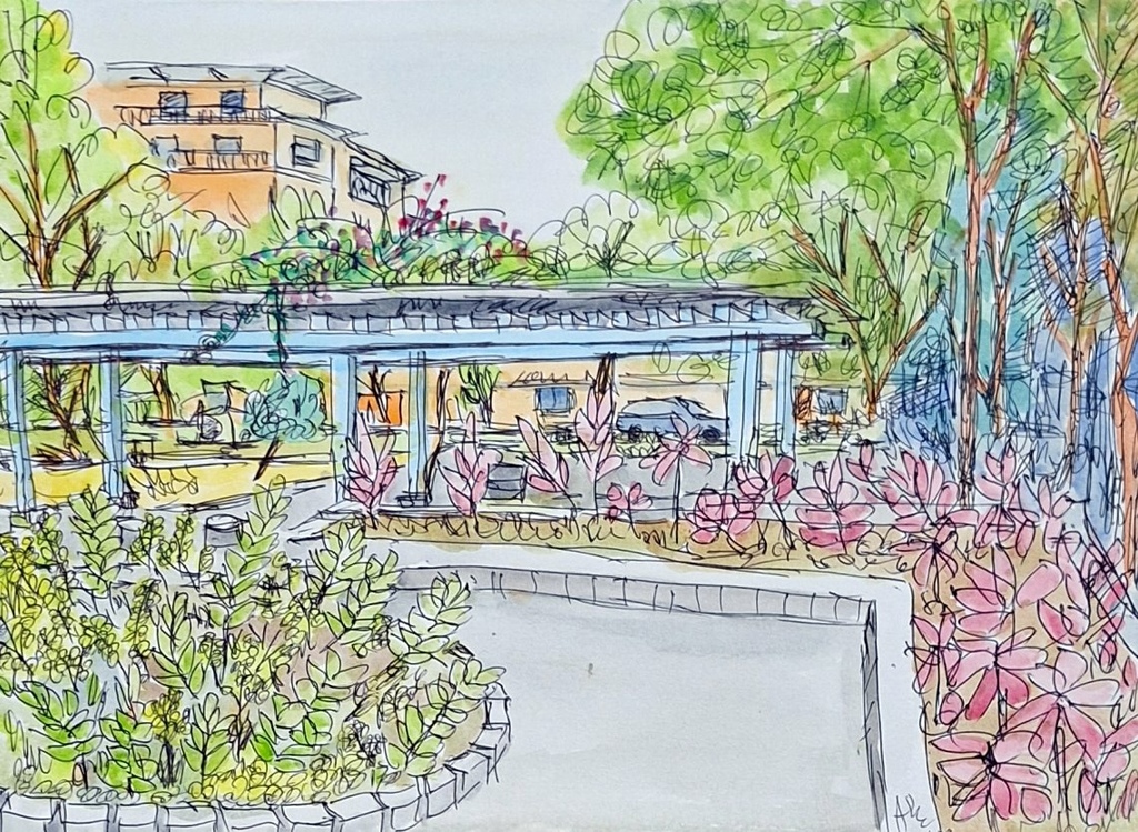 街頭速寫:台北四維公園 街頭速寫:台北四維公園