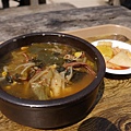 韓國民俗村裡的장국밥(醬湯飯)