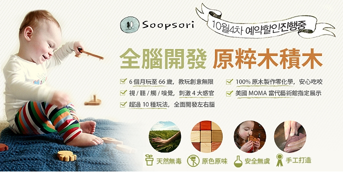 Soopsori原粹木積木