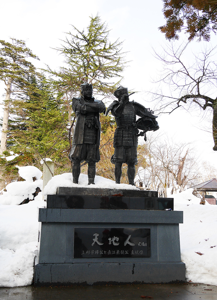 12天地人雕像.jpg - 日本山形縣米澤市松岬公園、上杉神社