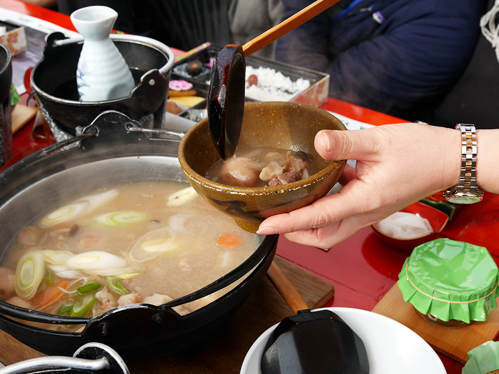 16-1芋頭湯.jpg - 日本山形縣最上川遊船