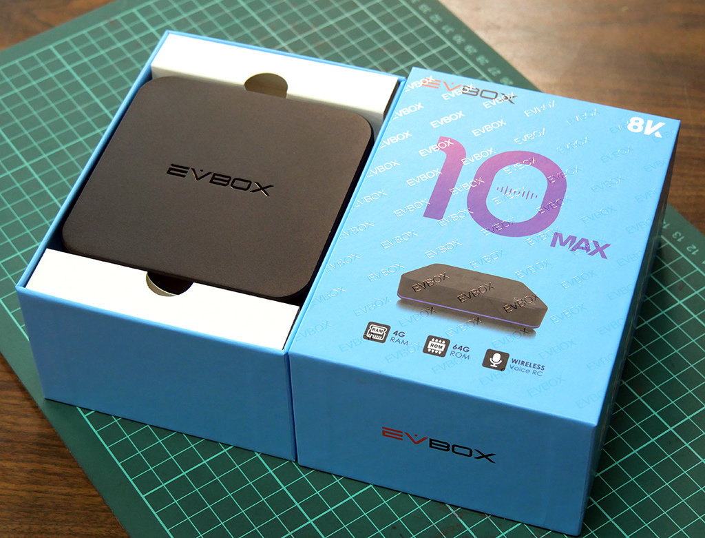 EVBOX 10 MAX / 易播第10代電視盒，產品外觀及