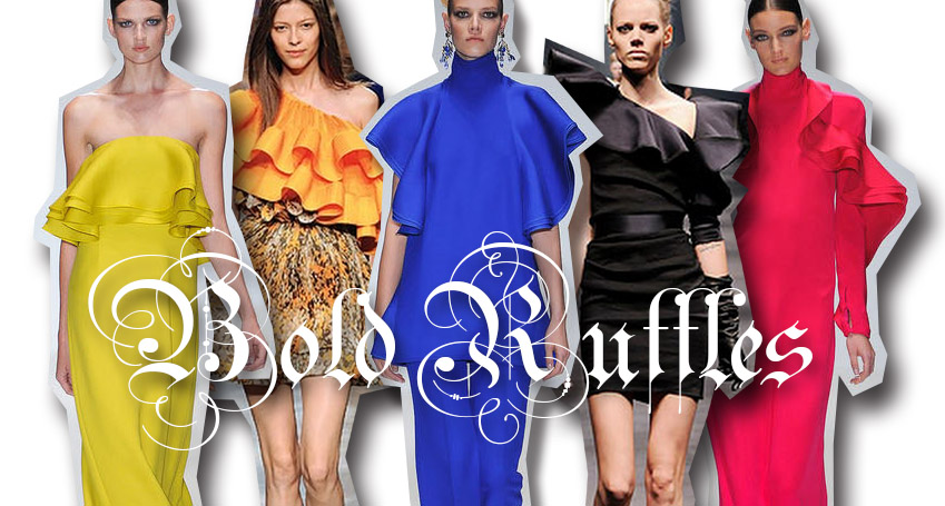 2013春夏荷葉邊時尚Bold Ruffles