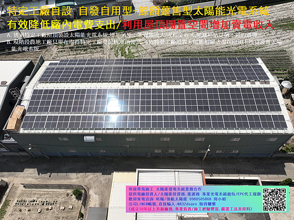 特定工廠自設 自發自用型+餘額躉售型太陽能光電系統 彰化太陽能 福興光電系統.png