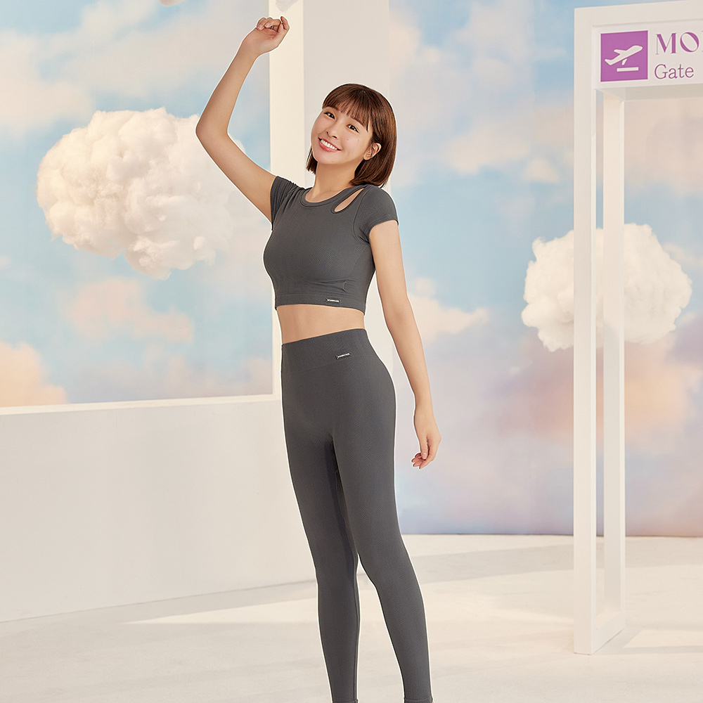 【2024AW】QQ雲 固定式罩杯短袖上衣(鐵石灰)-5.jpg