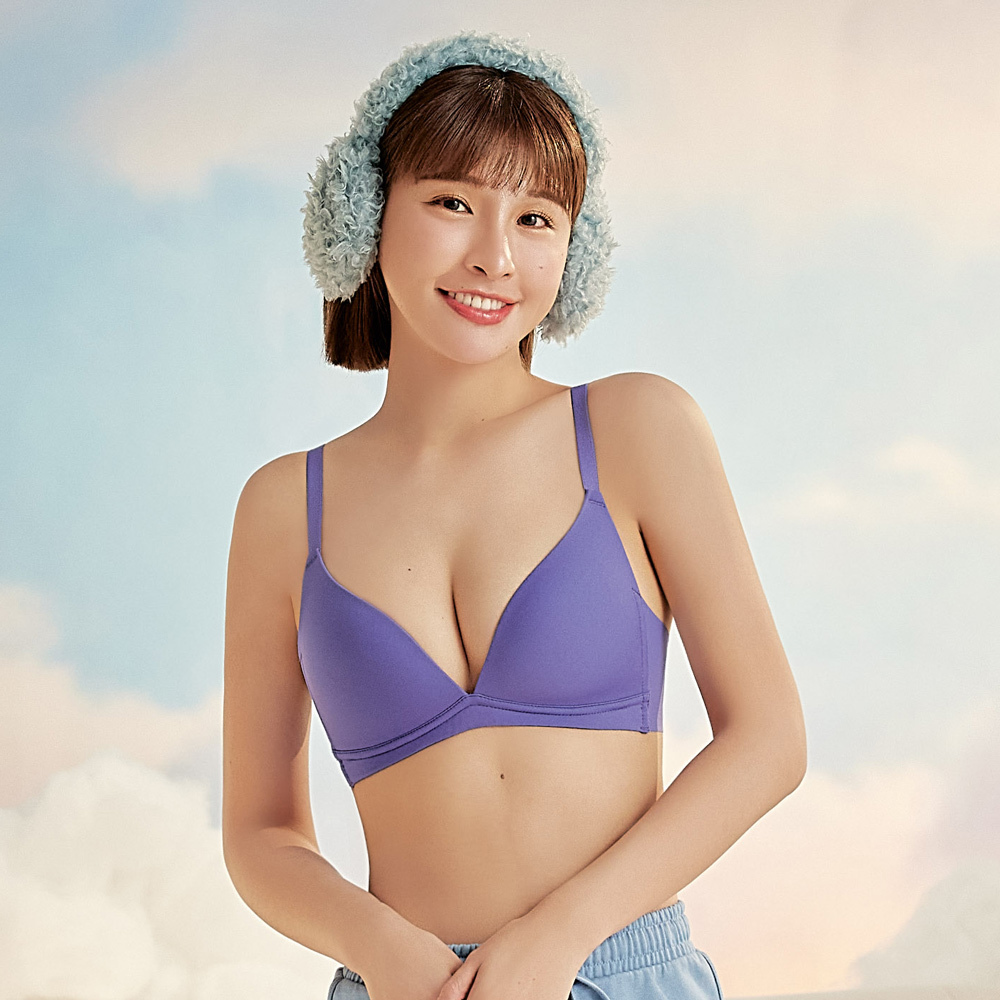 【2024AW】QQ雲 無鋼圈紓壓無痕內衣V型(虹光紫)-1.jpg