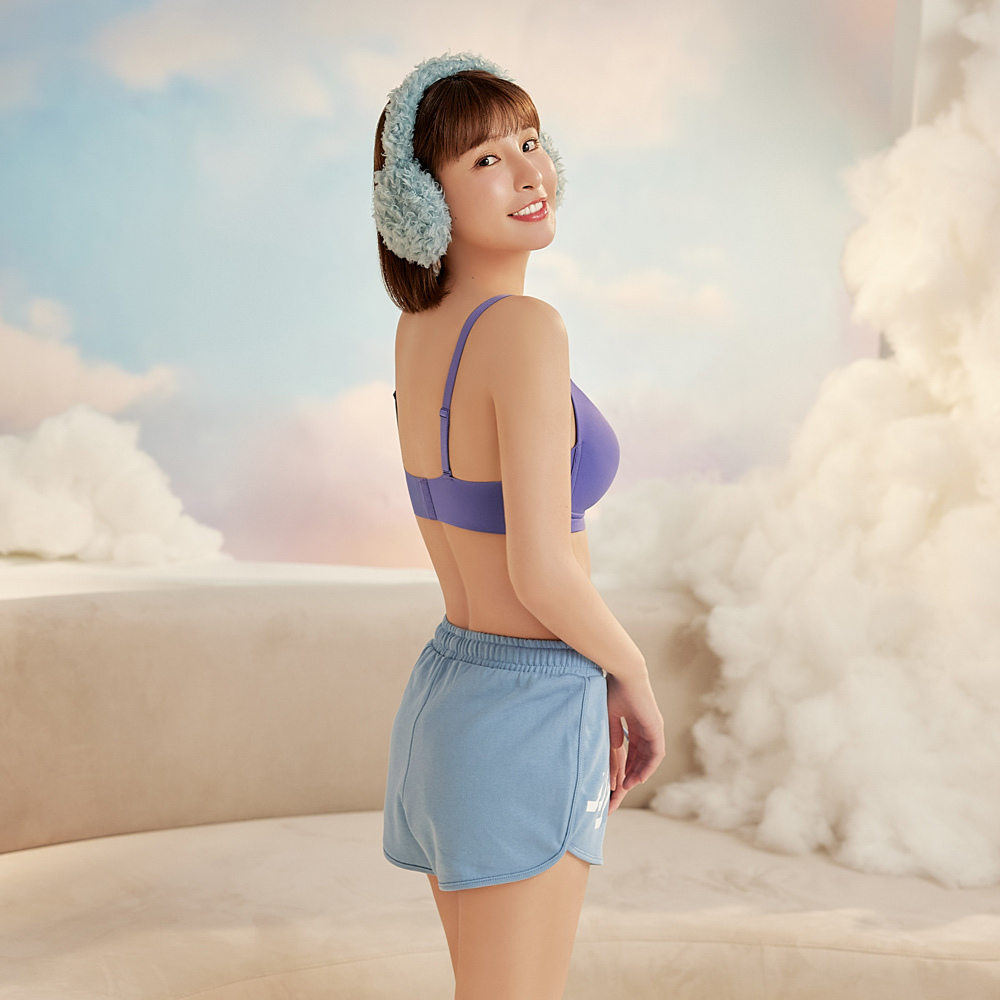 【2024AW】QQ雲 無鋼圈紓壓無痕內衣V型(虹光紫)-3.jpg