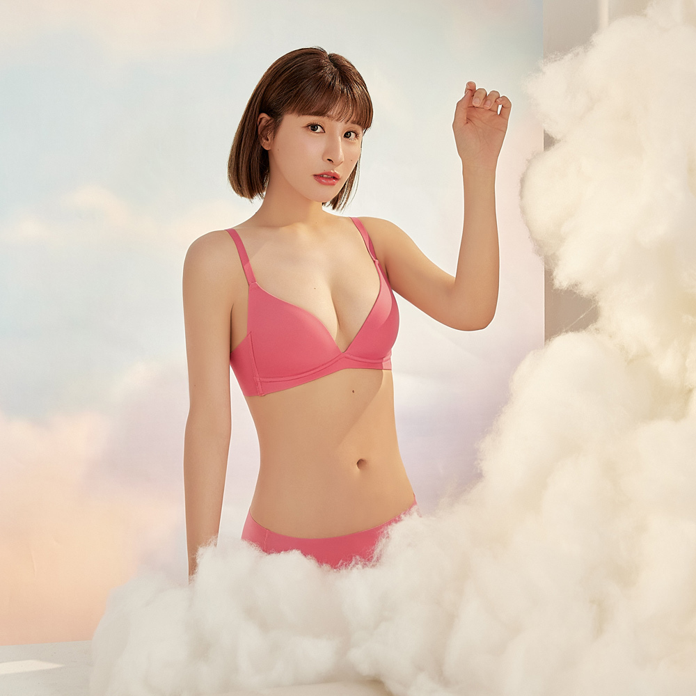 【2024AW】QQ雲 無鋼圈紓壓無痕內衣V型(迷迭粉)-2.jpg