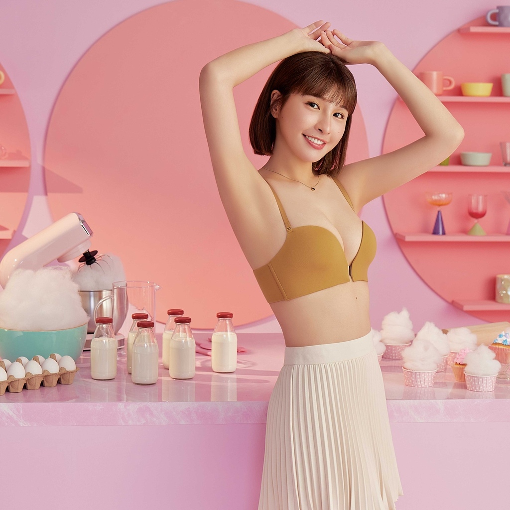 【2024AW】QQ雲 無鋼圈紓壓無痕前扣內衣(秋葉黃)-6.jpg