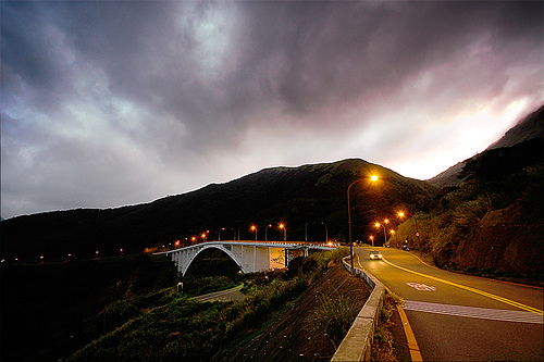 道路駕駛，陽金公路